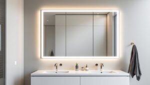 bathroom mirror with lights