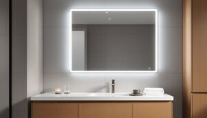 led light mirror vanity