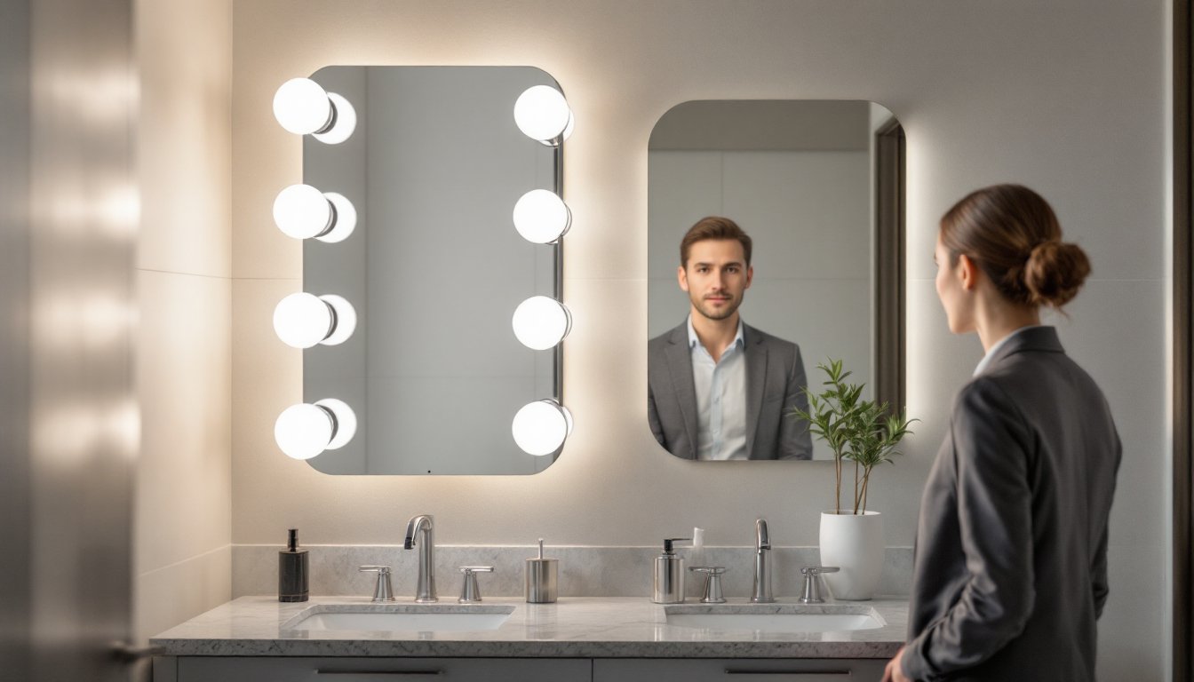 bulb vanity mirror